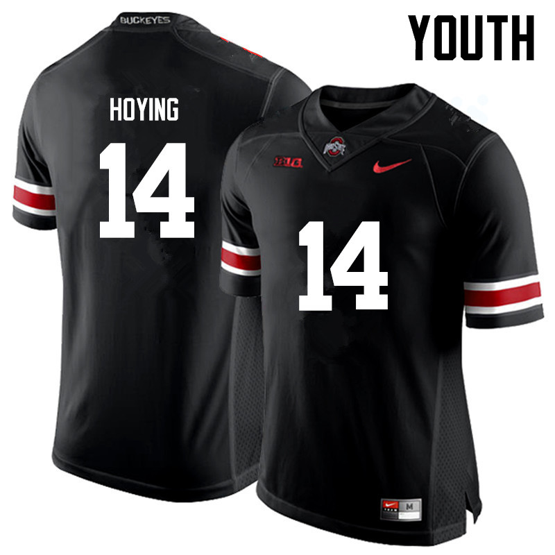 Youth Ohio State Buckeyes #14 Bobby Hoying Black Game College Stitched Football Jersey 23MI044SL